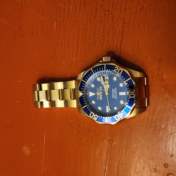 Invicta Pro Diver Men's Watch - 47mm Gold